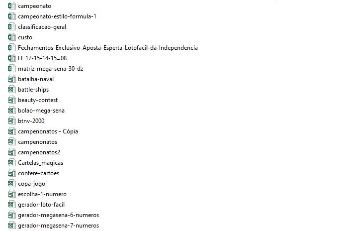 Pacote de Planilhas Excel Jogos e Testes - Imagem 4