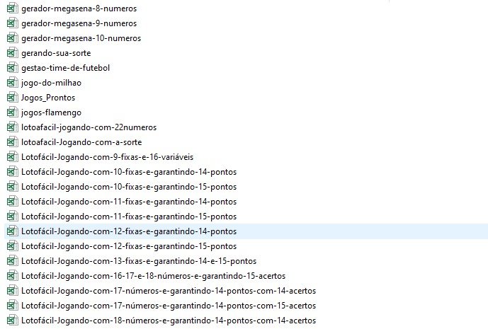Pacote de Planilhas Excel Jogos e Testes - Imagem 5