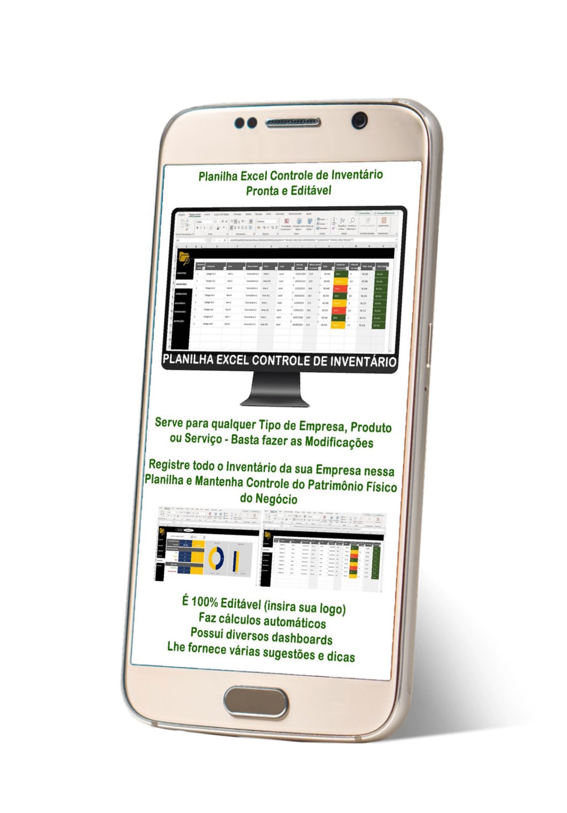 Planilha Excel Controle de Inventário - Imagem 5