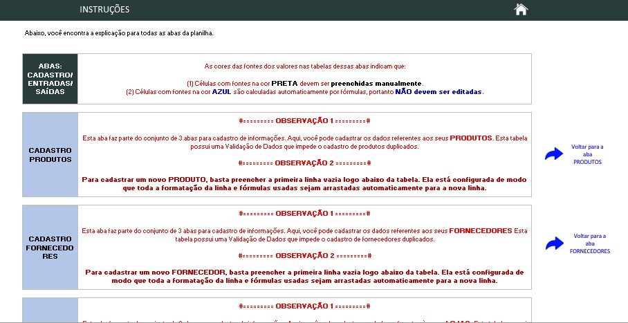 Planilha Controle de Estoque - Imagem 4