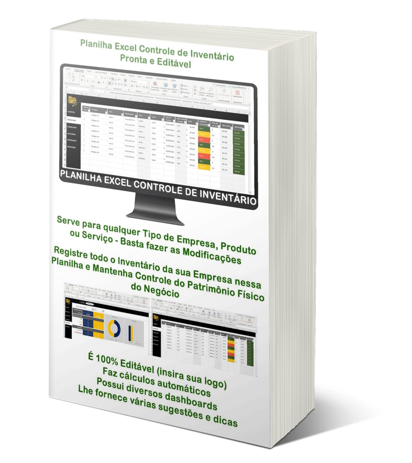 Planilha Excel Controle de Inventário - Imagem 6
