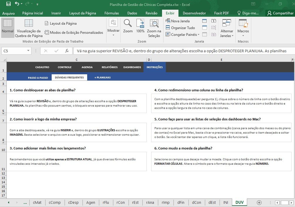 Planilha de Gestão de Clínicas Médicas - Imagem 9