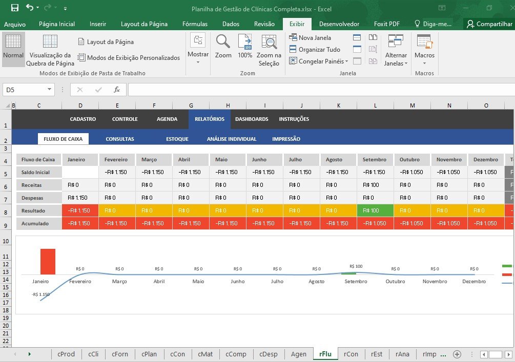 Planilha de Gestão de Clínicas Médicas - Imagem 10