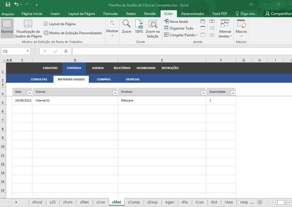 Planilha de Gestão de Clínicas Médicas - Imagem 12