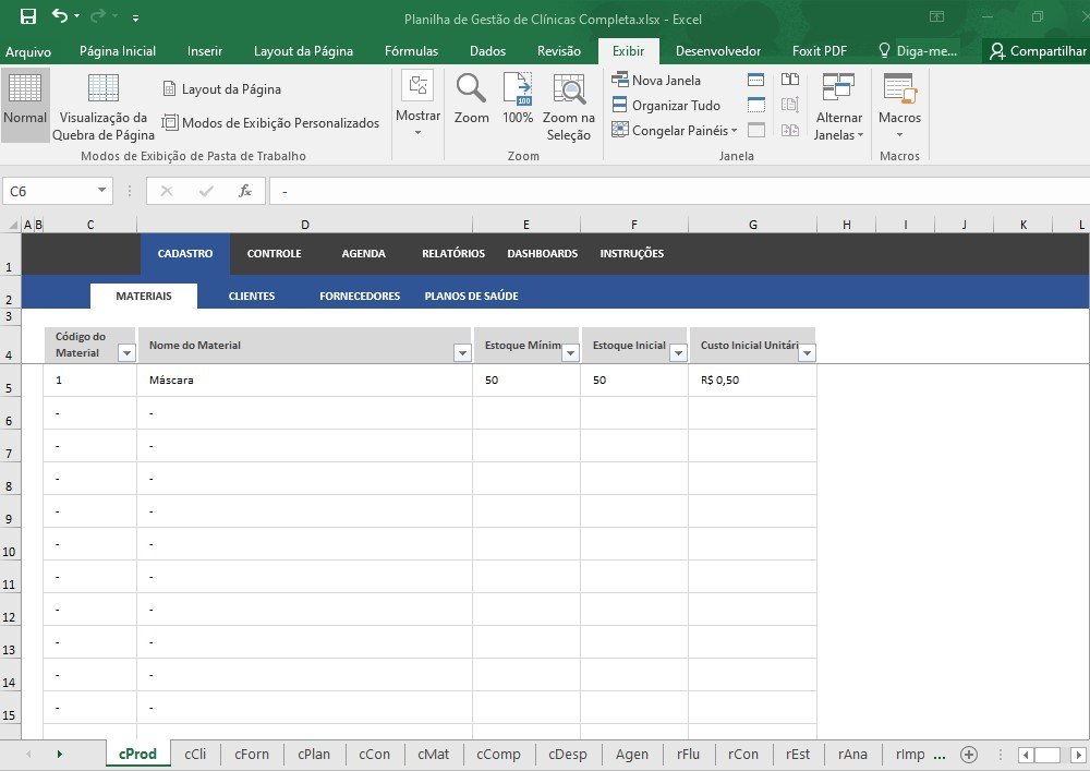 Planilha de Gestão de Clínicas Médicas - Imagem 15