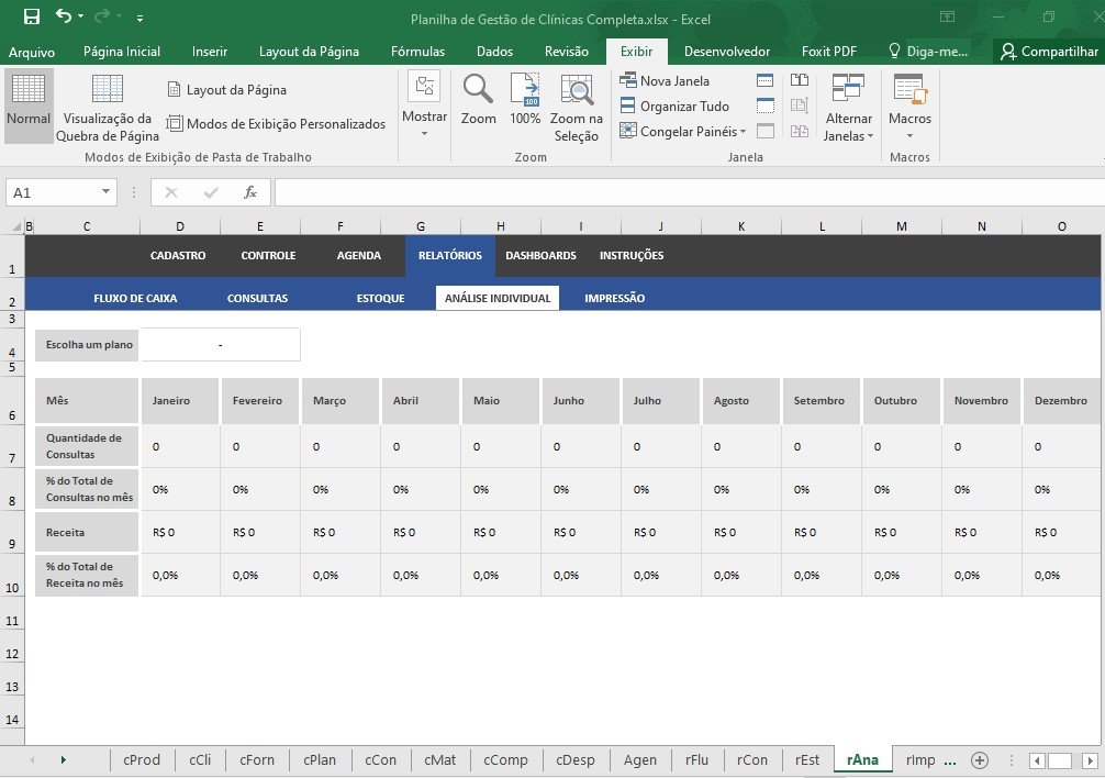 Planilha de Gestão de Clínicas Médicas - Imagem 16