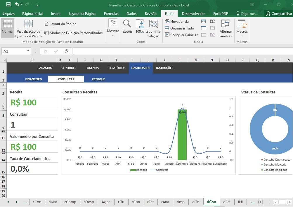 Planilha de Gestão de Clínicas Médicas - Imagem 19