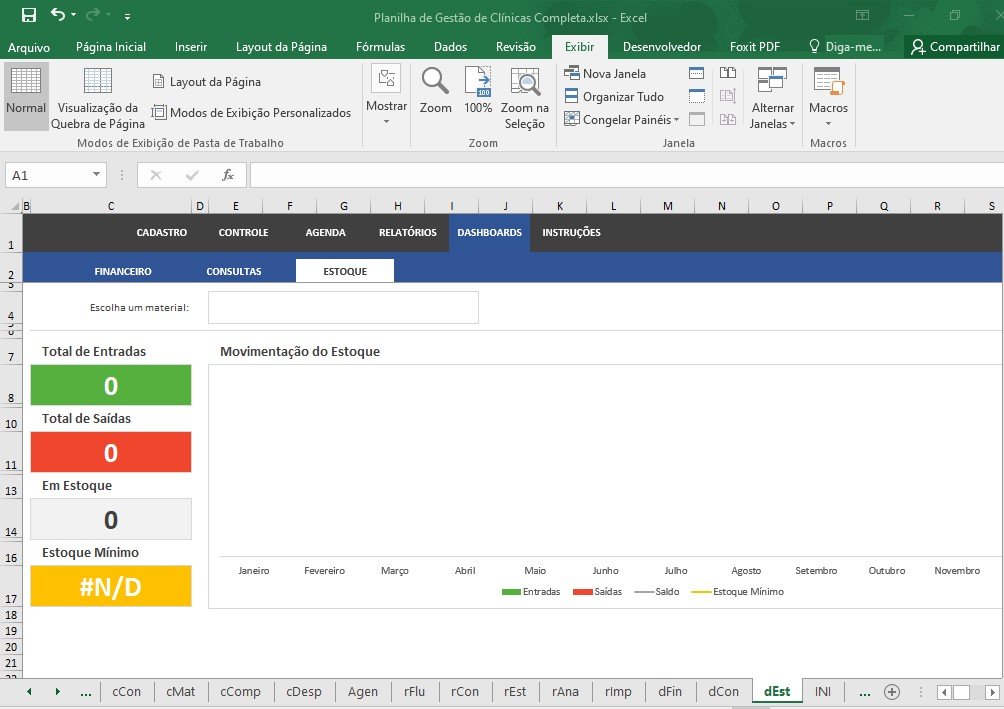Planilha de Gestão de Clínicas Médicas - Imagem 20