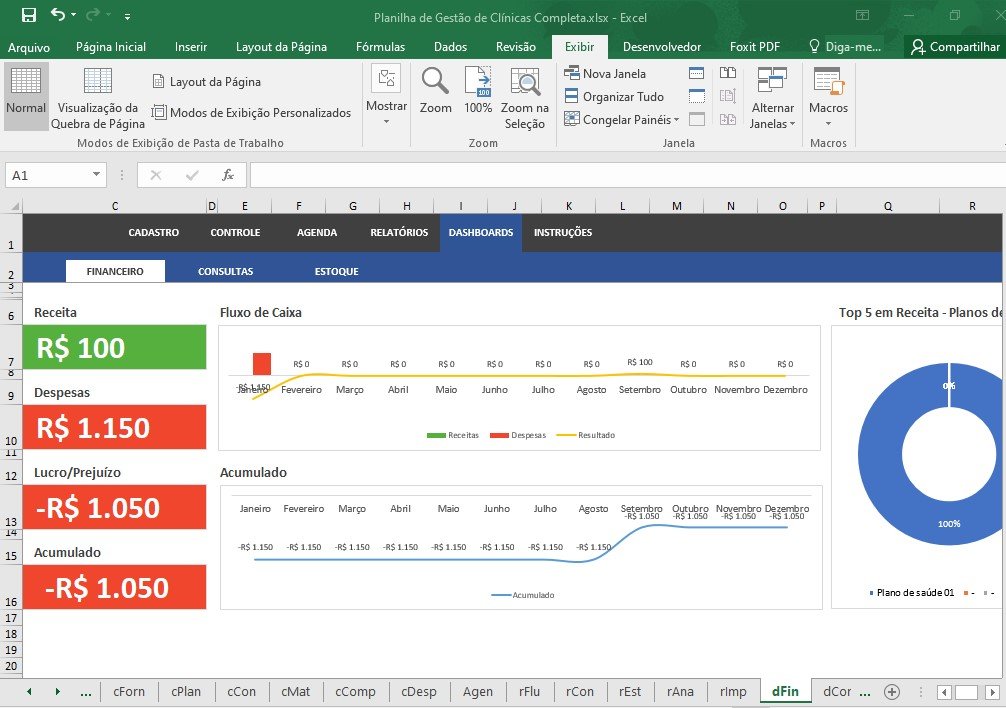 Planilha de Gestão de Clínicas Médicas - Imagem 21