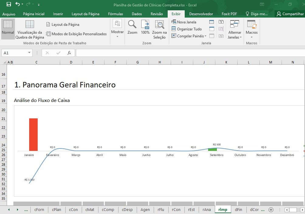 Planilha de Gestão de Clínicas Médicas - Imagem 23