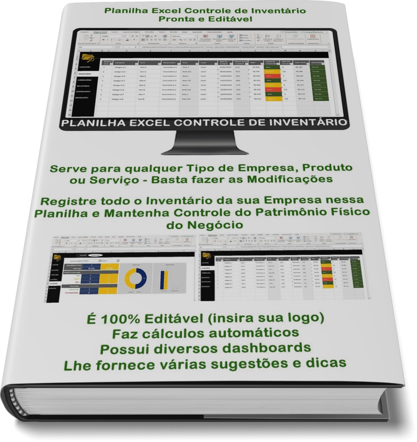 Planilha Excel Controle de Inventário - Imagem 8